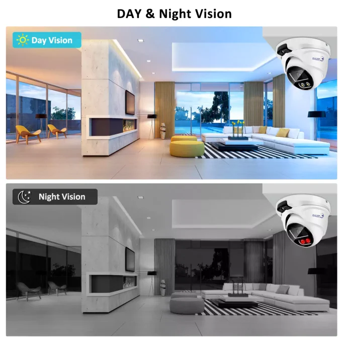 Eyes.sys 8MP 4K 4 IN 1 Dome Security Analog Camera HD IR Night-22193 - Image 2