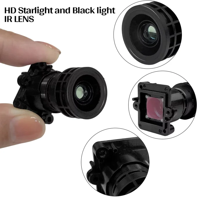 HD Starlight 5MP F1.0 3.6mm 6mm cctv lens black light 1/1.8″-22227 - Image 7